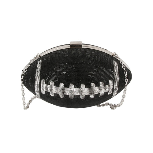 Rhinestone Studded Football Bag