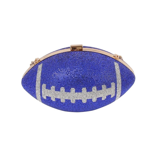 Rhinestone Studded Football Bag