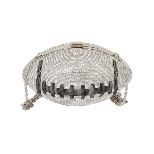 Rhinestone Studded Football Bag