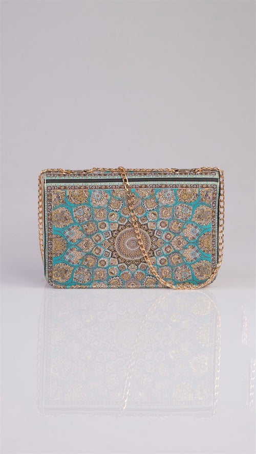 Handmade Oriental Multicolor Elegant Handbag