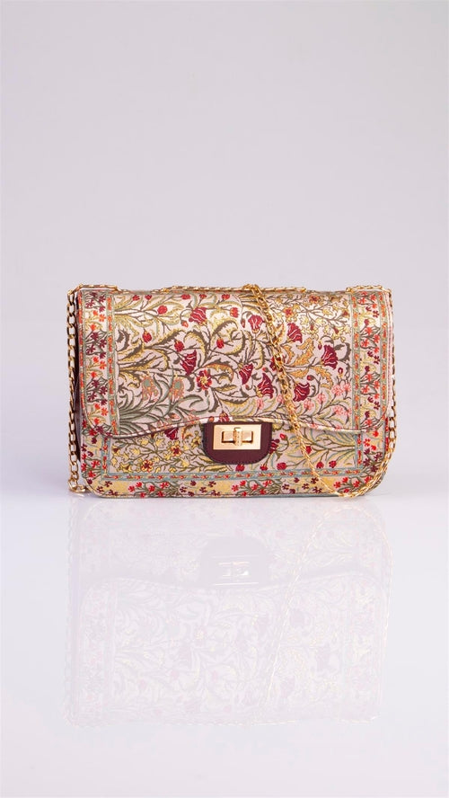 Handmade Oriental Multicolor Elegant Handbag